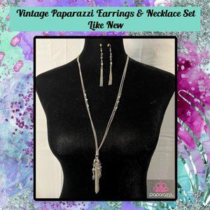 Vintage Paparazzi Earrings & Necklace Set